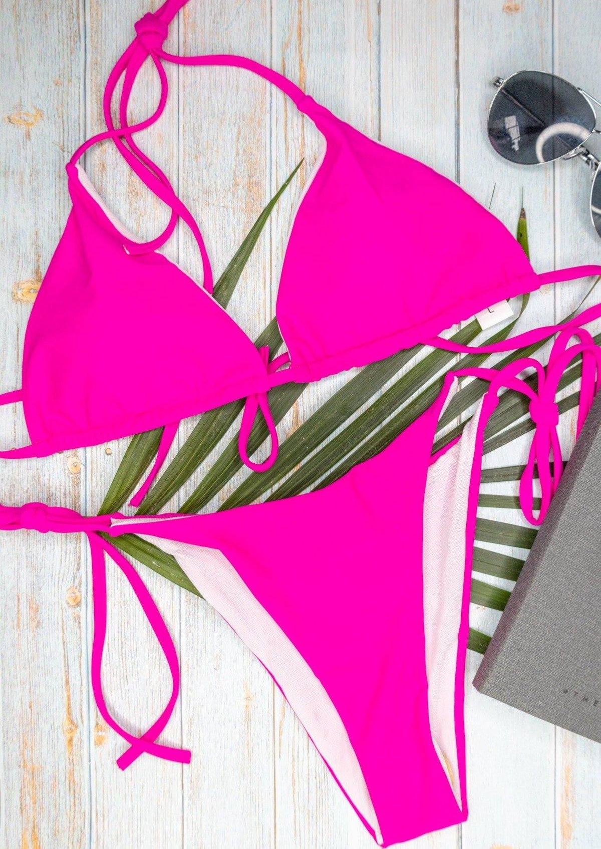Anna Maria Bikini Set x Hot Pink - Siesta Key Bikinis 